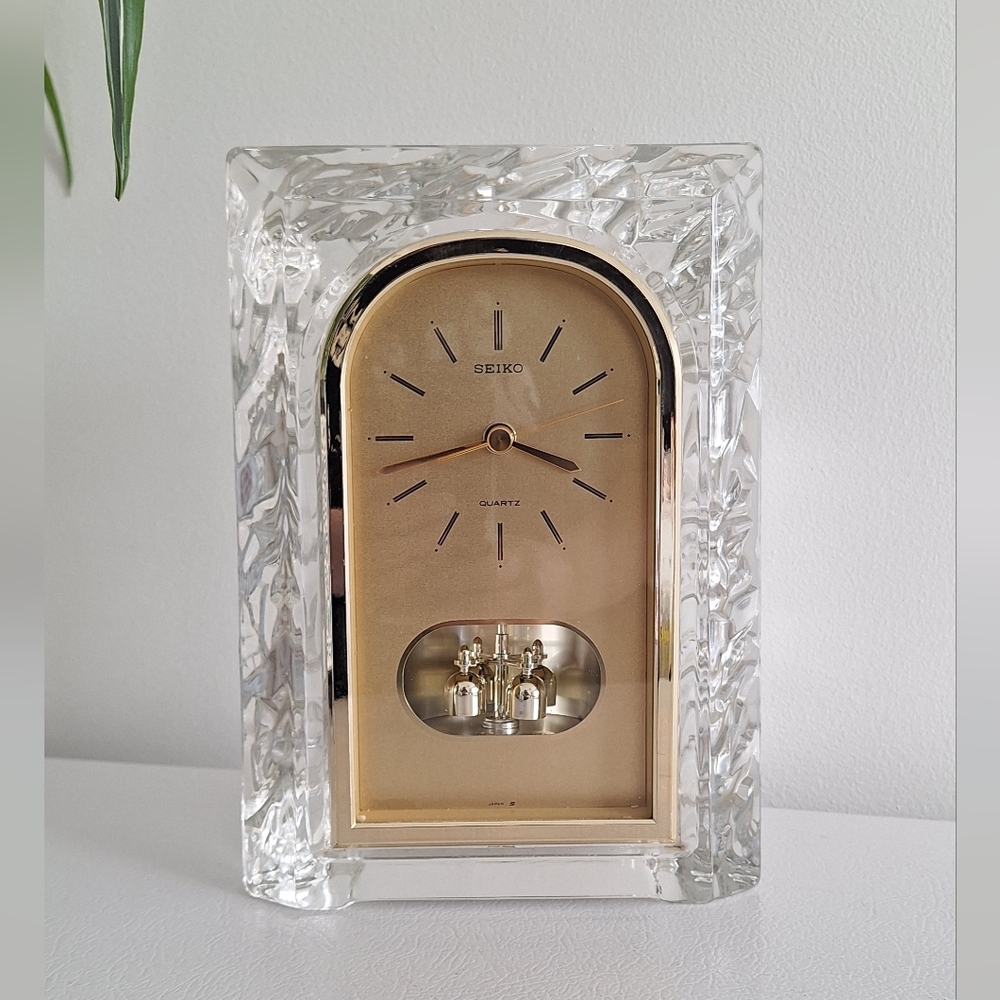 Seiko Clock Cristal Vintage